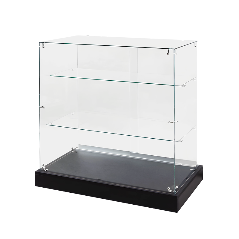 Frameless Glass Display Case 36"L x 38"H