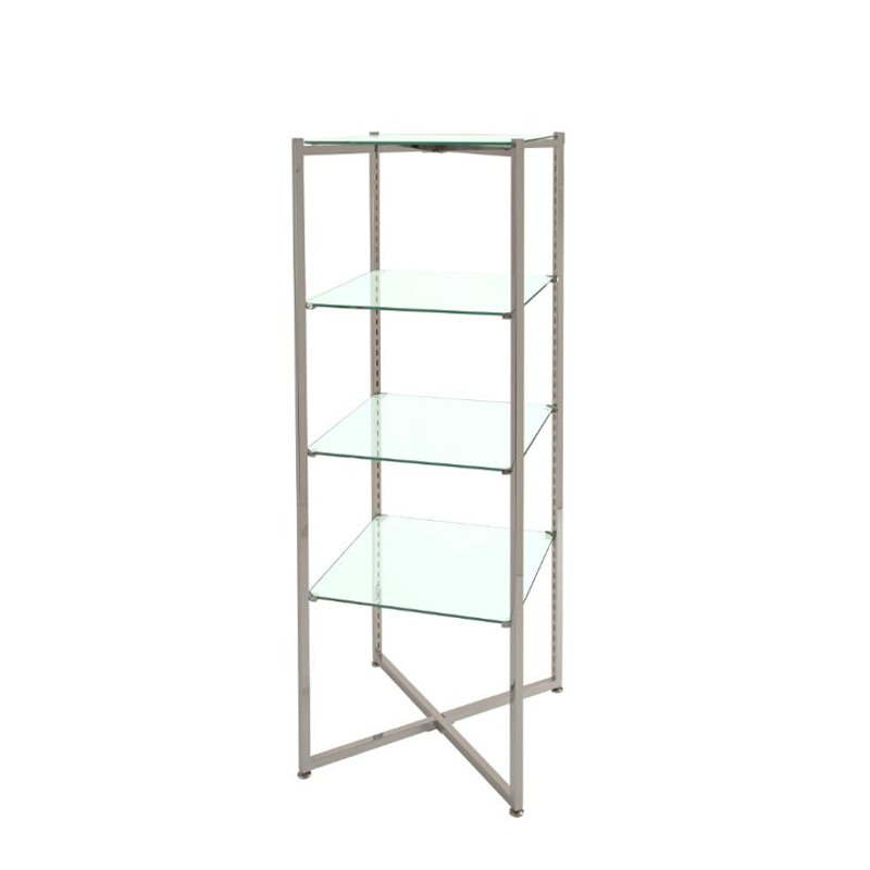 52"H Folding Glass Tower Case