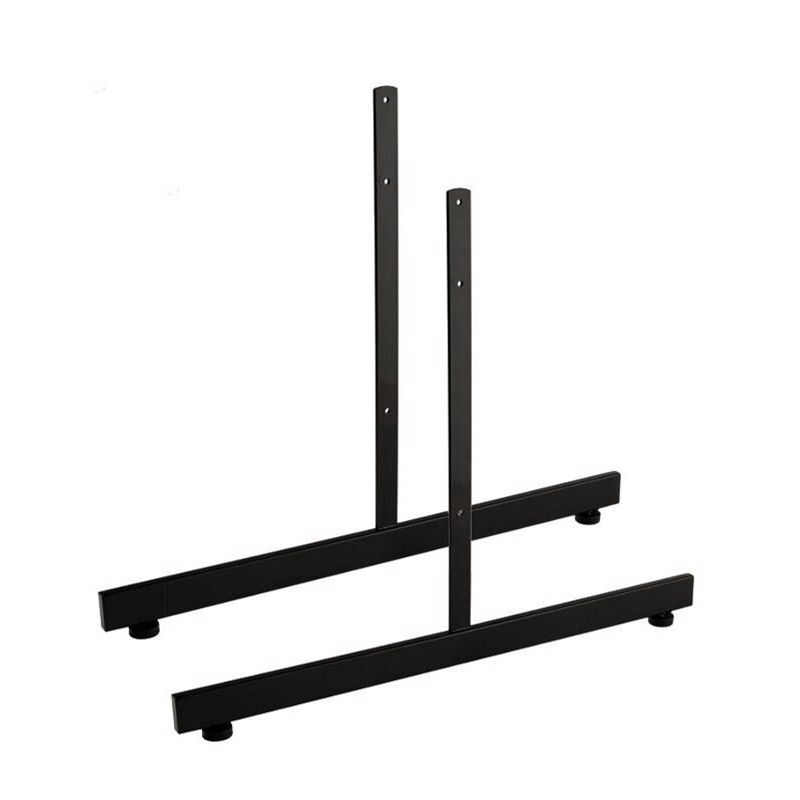 Black T-Shaped Gridwall Leg w/ Levelers