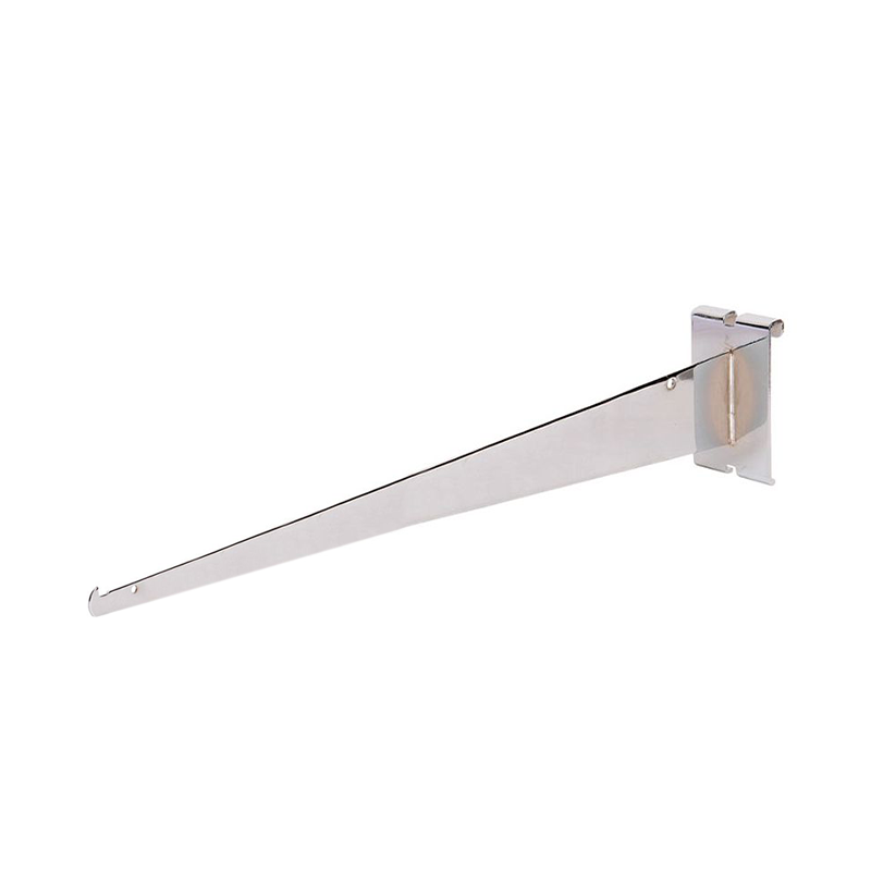 Chrome 14" Shelf Bracket For Grid Panel