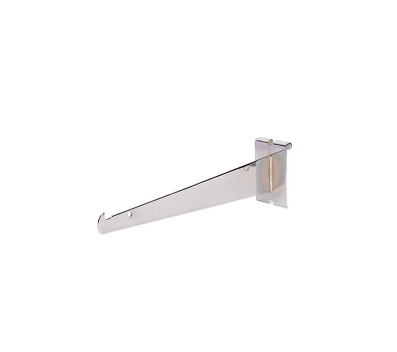 Chrome 8" Shelf Bracket For Grid Panel