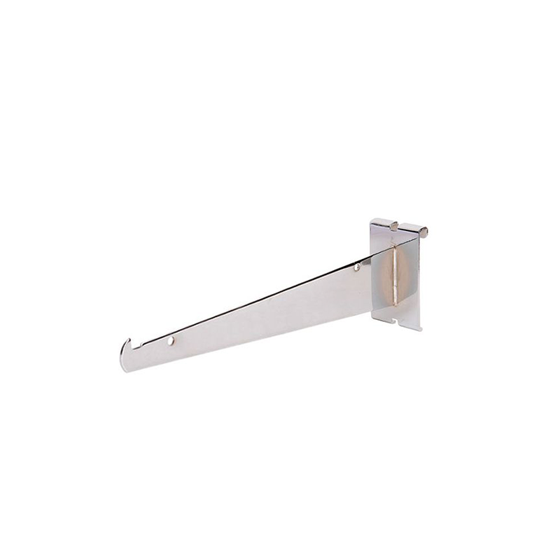 Chrome 8" Shelf Bracket For Grid Panel