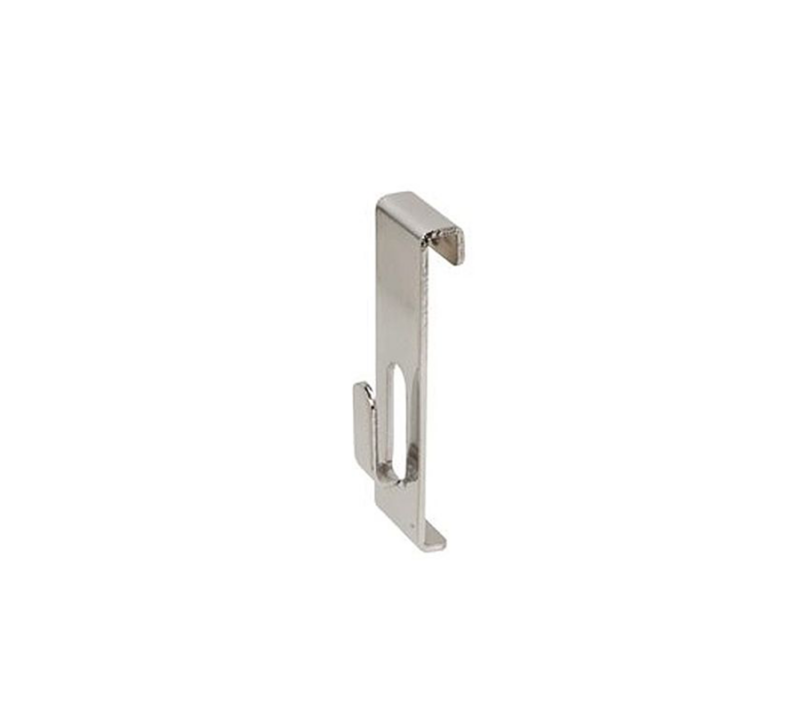 Chrome Gridwall Notched Hook