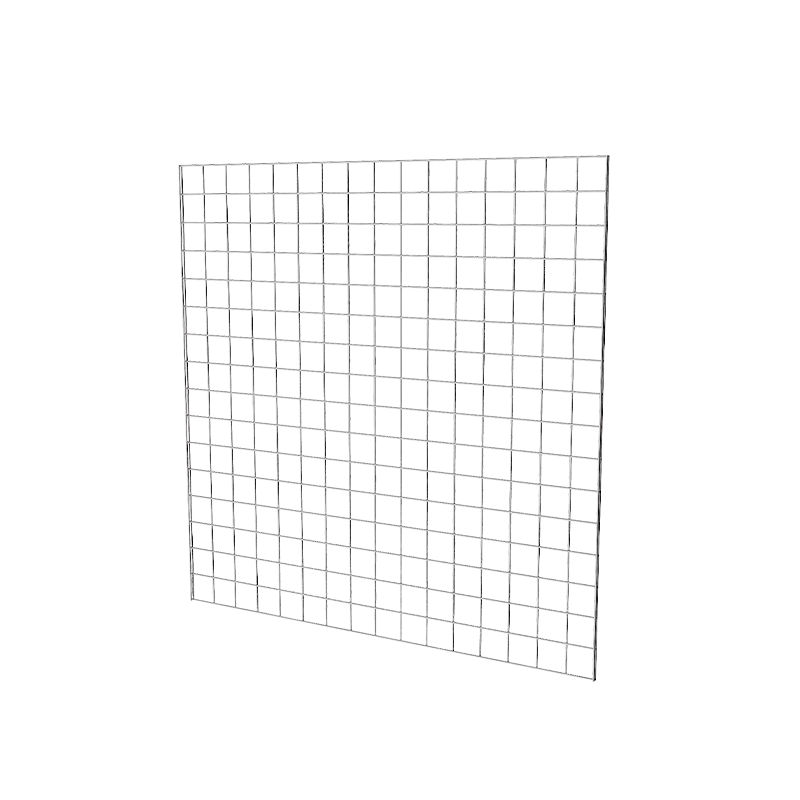 Chrome 4'x 4' grid panel