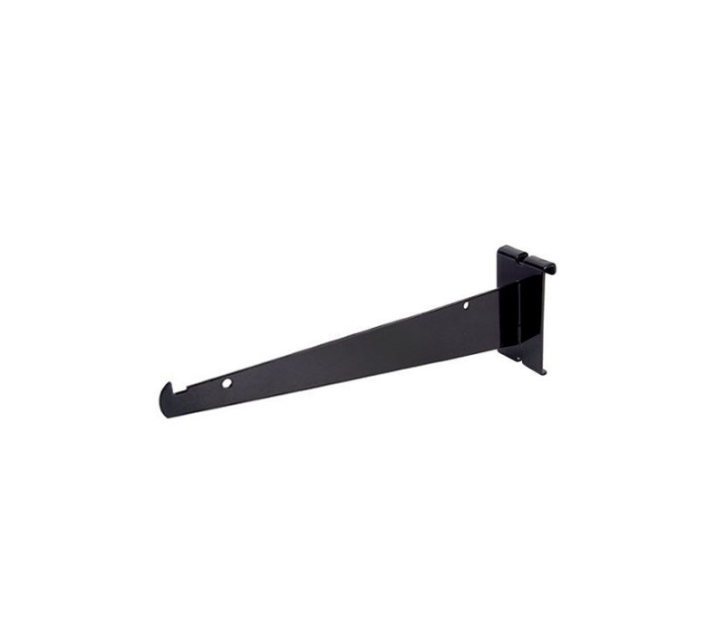 Black 10" Shelf Bracket For Grid Panel