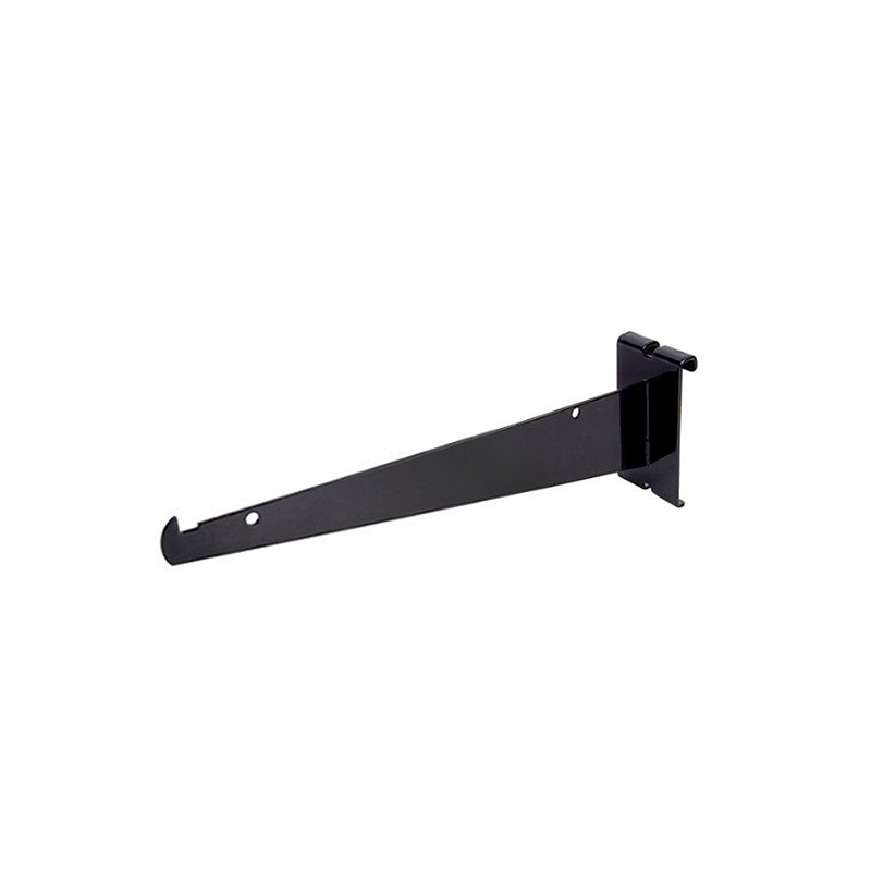 Black 10" Shelf Bracket For Grid Panel