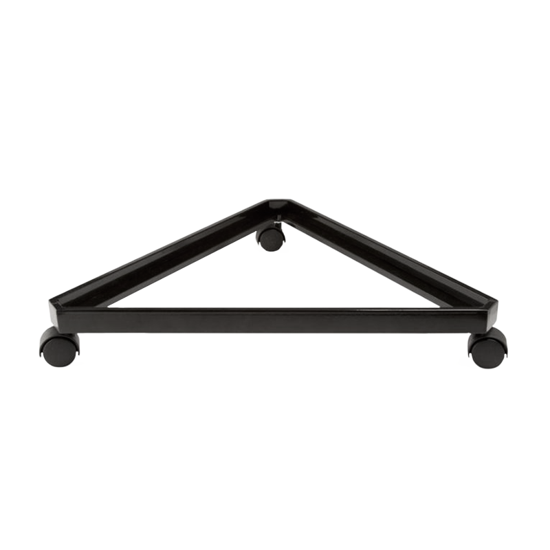 Black Triangle Gridwall Base With Casters