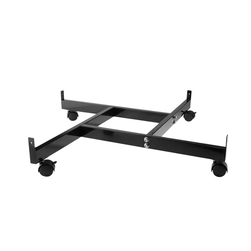 Black 4 Way Gridwall Base With Casters