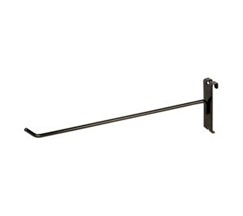 Black 12" Gridwall Hook
