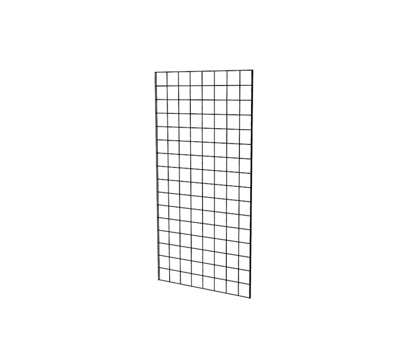Black 2'x 4' grid panel
