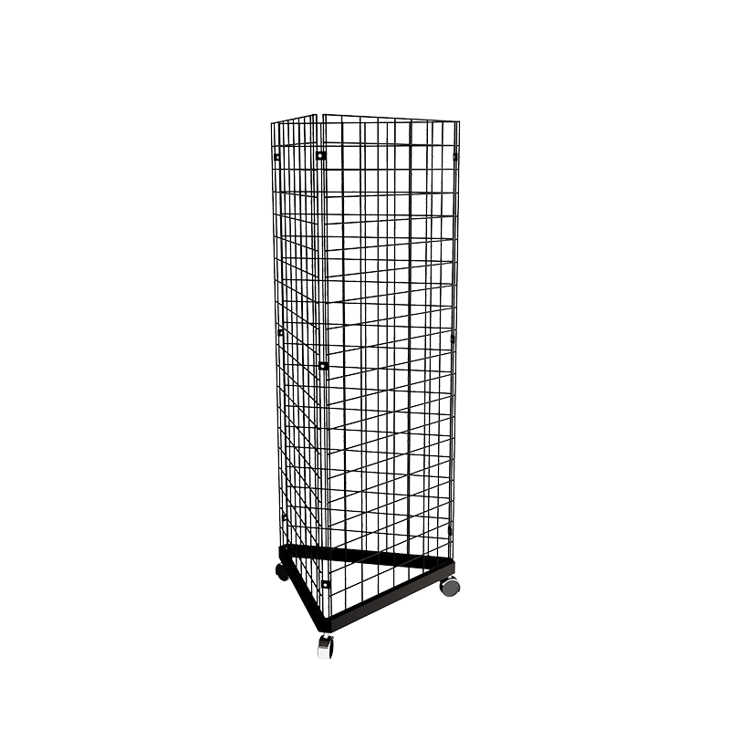 Black 2' x 5' grid panel with triangle base