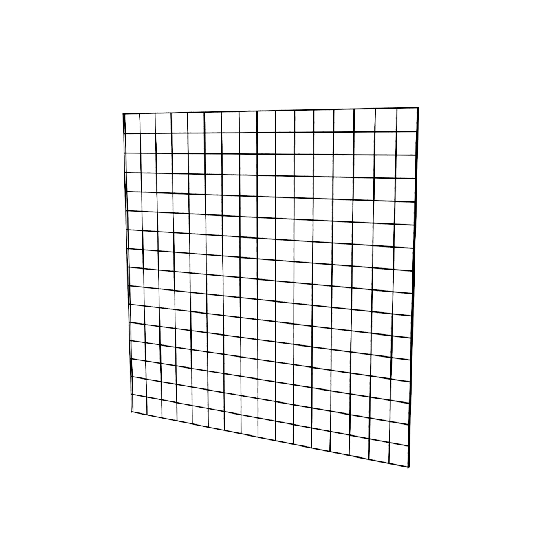 Black 4'x 4' grid panel