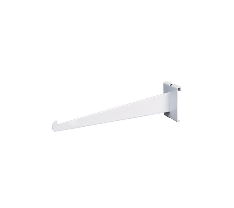 White 10" Shelf Bracket For Grid Panel