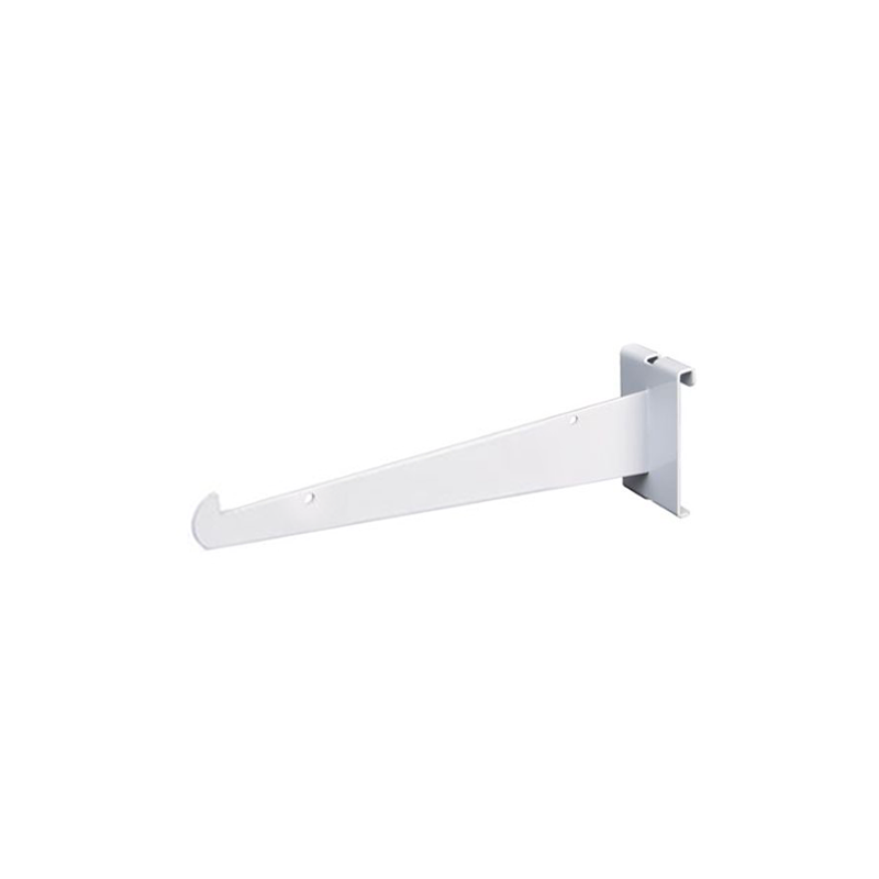 White 8" Shelf Bracket For Grid Panel