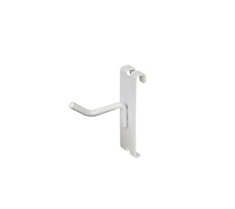 White 1" Gridwall Hook