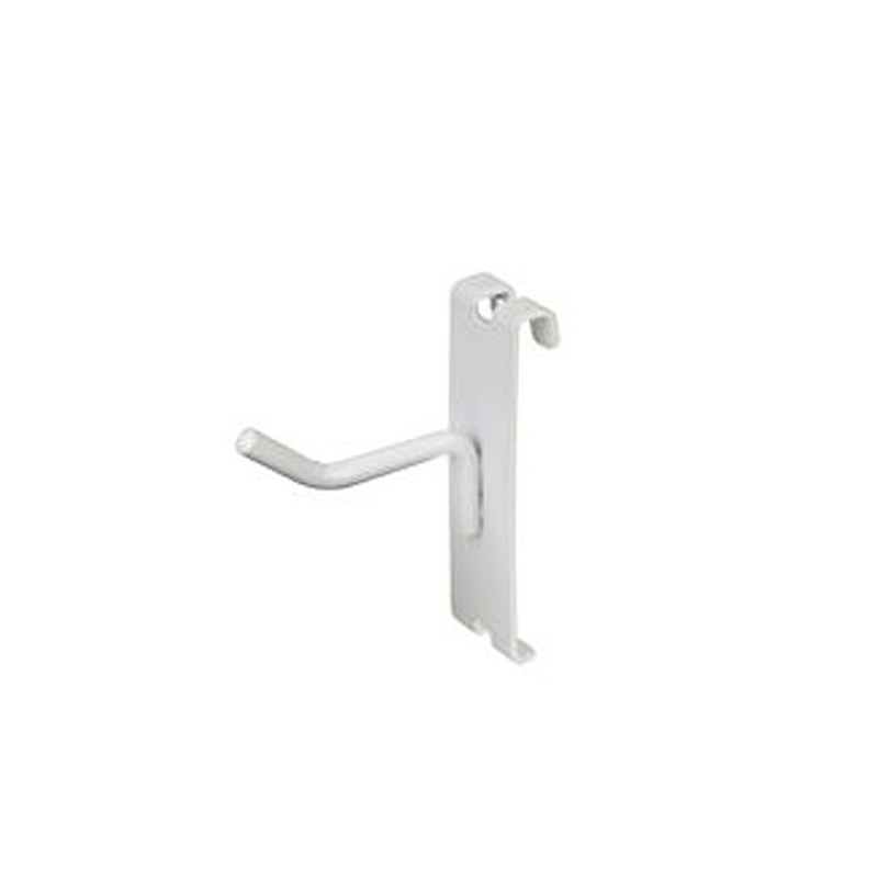 White 1" Gridwall Hook