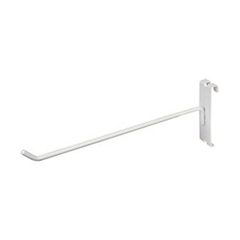 White 10" Gridwall Hook