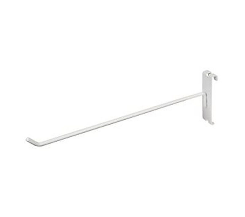 White 12" Gridwall Hook