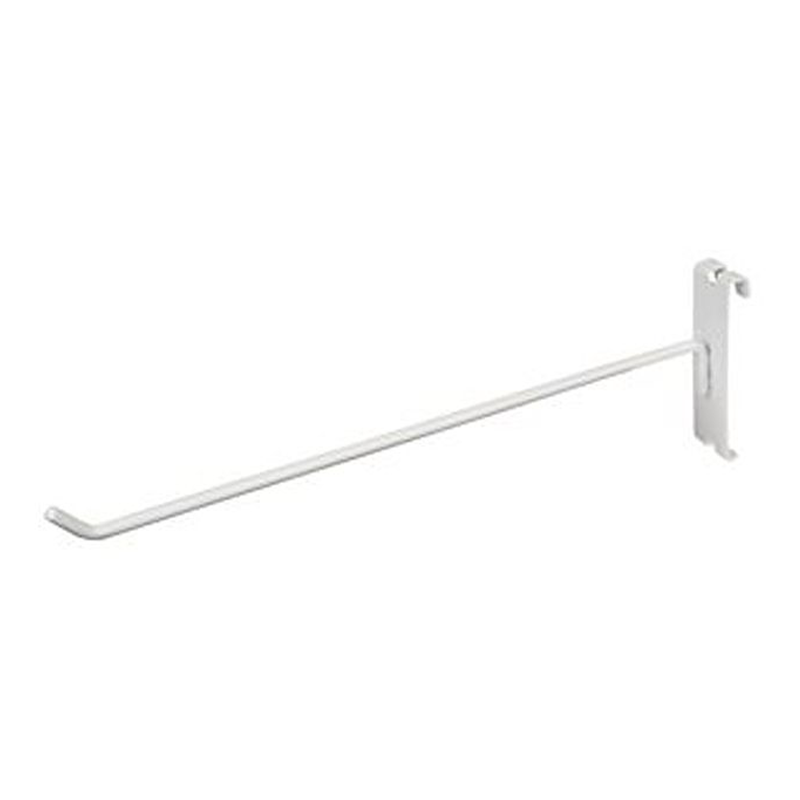 White 12" Gridwall Hook