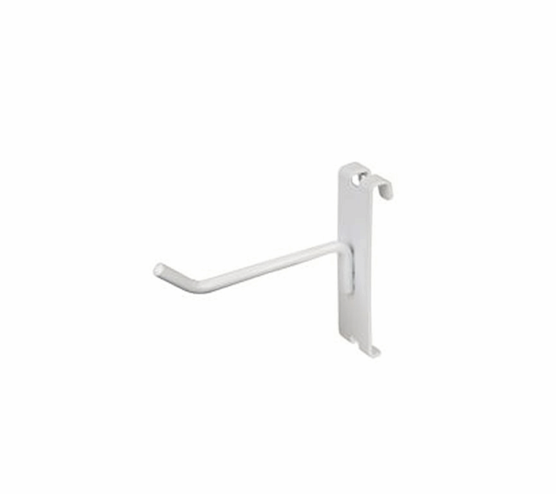 White 4" Gridwall Hook