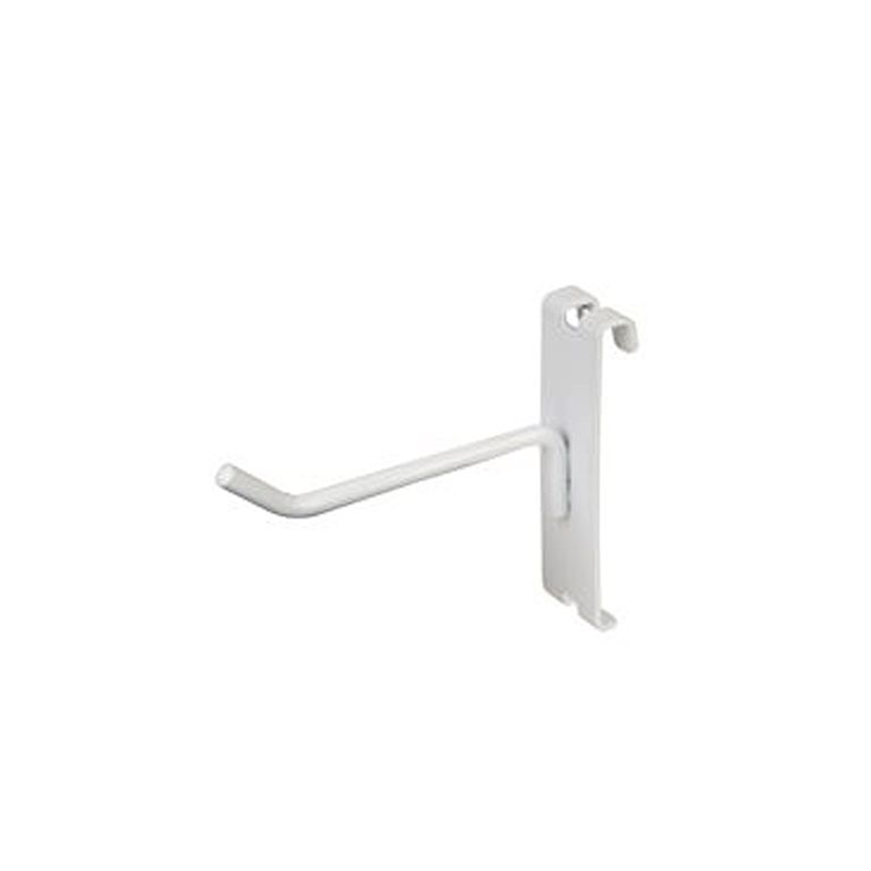 White 4" Gridwall Hook