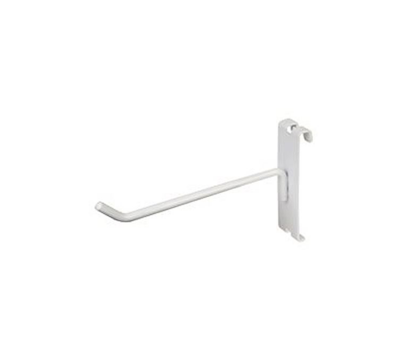 White 6" Gridwall Hook