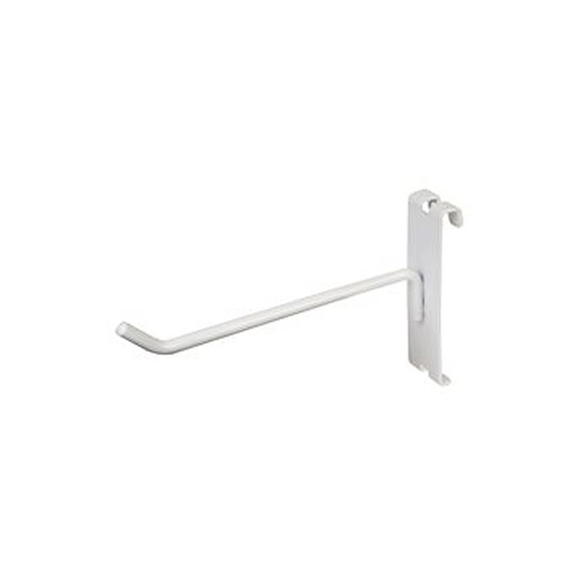 White 6" Gridwall Hook