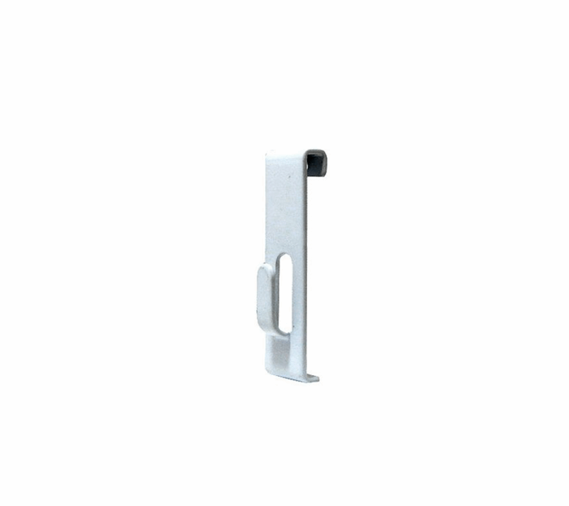 White Gridwall Notched Hook