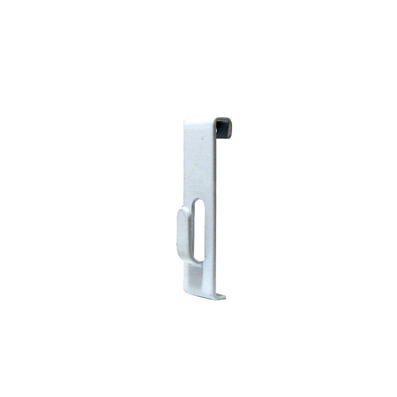 White Gridwall Notched Hook