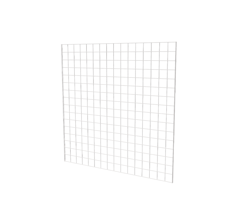 White 4'x 4' grid panel