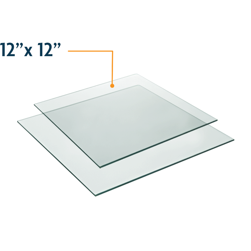 12" X 12" TEMPERED GLASS SHELF