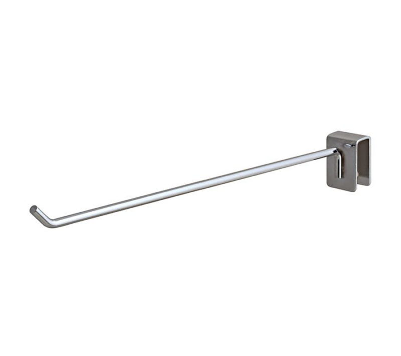 Chrome 12" Rectangular Hangrail Hook