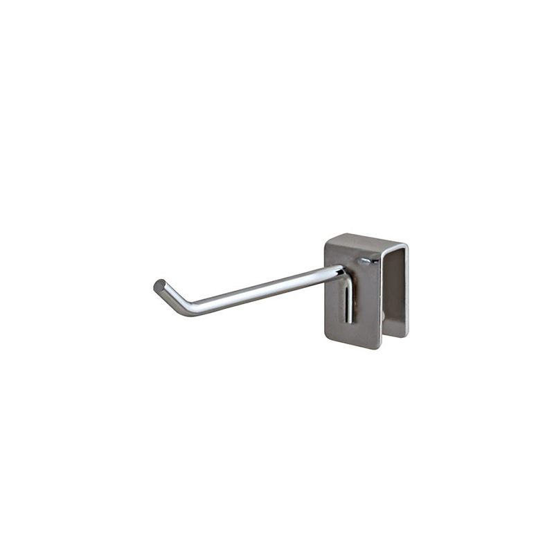 Chrome 4" Rectangular Hangrail Hook