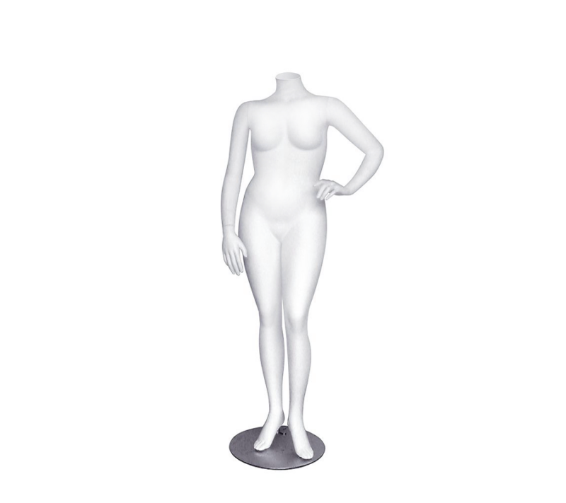 Plus Size Headless Female Mannequin - JANET/1
