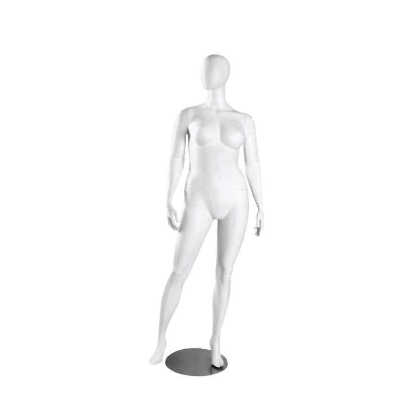 Plus Size Egg Shaped Head Female Mannequin - JANET/2