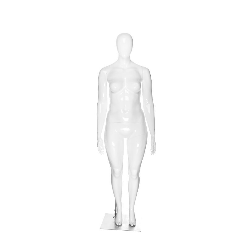 Plus Size Egg Shaped Head Female Mannequin - JANET/3