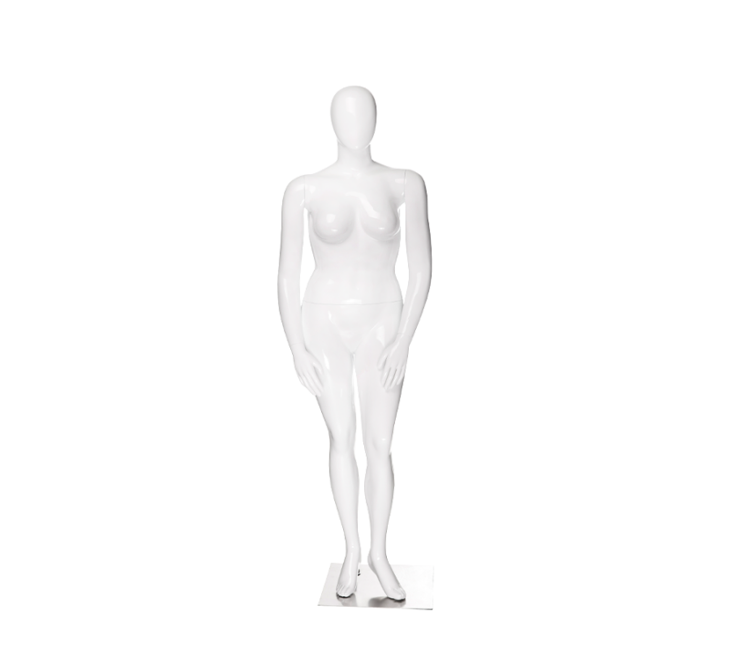 Plus Size Egg Shaped Head Female Mannequin - JANET/4
