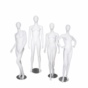 Egg Shaped Head Abstract Female Mannequin - JESSICA Set