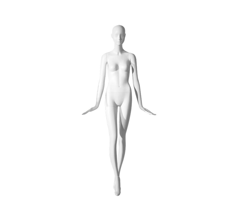 Matte White Realistic Female Mannequin - KATE/1