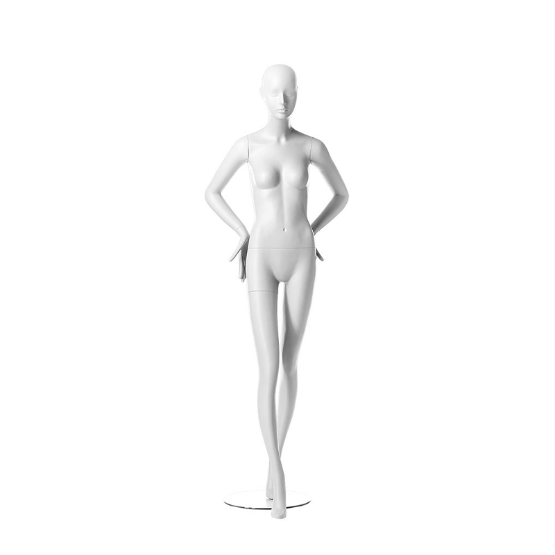 Matte White Realistic Female Mannequin - KATE/2