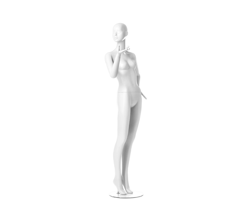 Matte White Realistic Female Mannequin - KATE/3