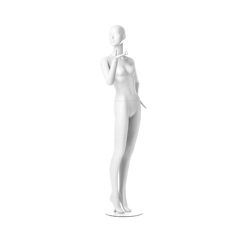 Matte White Realistic Female Mannequin - KATE/3