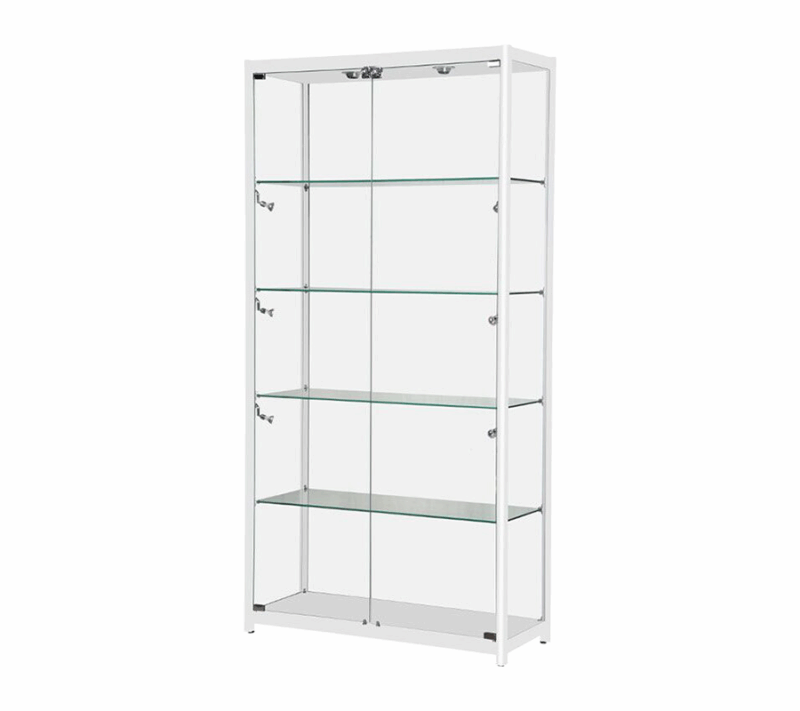 40"L x 78"H White Tower Rectangular Aluminum Frame Case