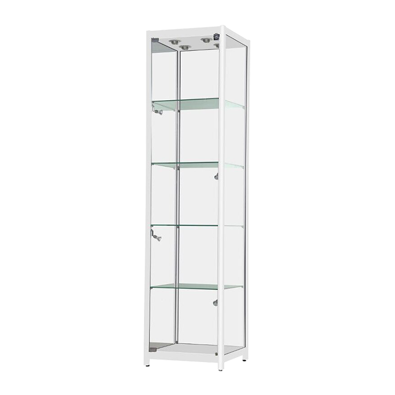 20"L x 78"H White Tower Square Aluminum Frame Case