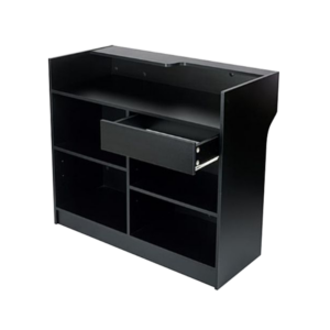 4′ LEDGETOP REGISTER COUNTER – BLACK