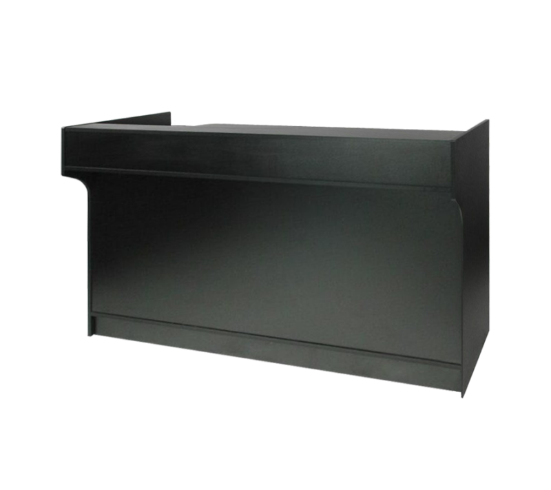 6′ LEDGETOP REGISTER COUNTER – BLACK