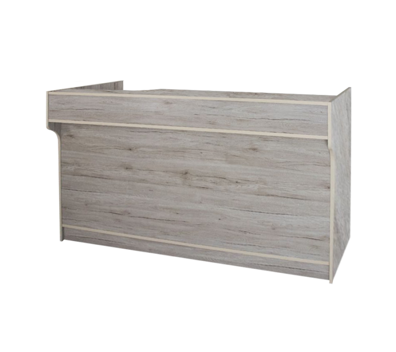 6′ LEDGETOP REGISTER COUNTER – BARNWOOD