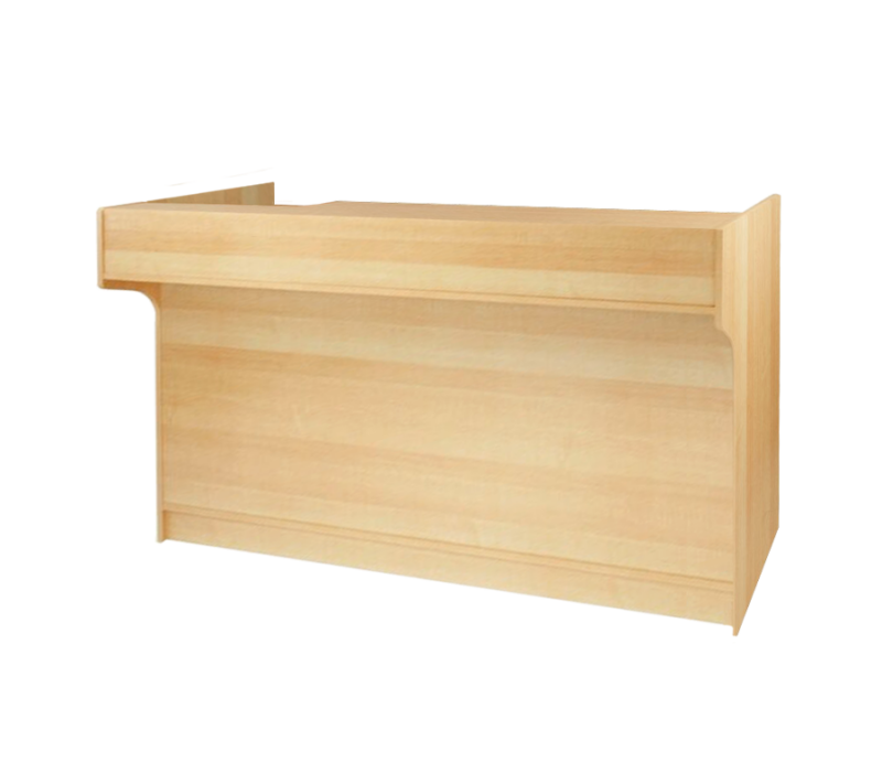 6′ LEDGETOP REGISTER COUNTER – MAPLE