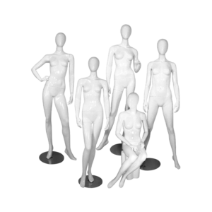 MICHELLE-4WHITE EGGHEAD- FEMALE MANNEQUIN - Image 2
