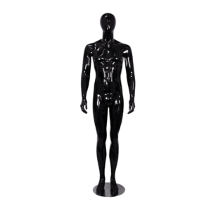 MIKE/1BLACK EGGHEAD- MALE MANNEQUIN